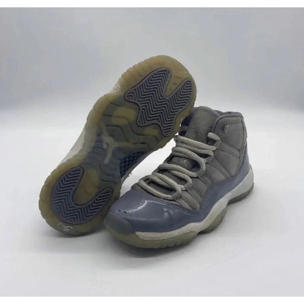 Jordan 11 Cool Grey Size 4Y GS Grade School Youth High Top Sneaker